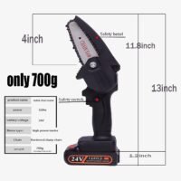 Electric Trimmer Cut Wood