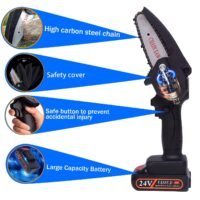 Electric Trimmer Cut Wood