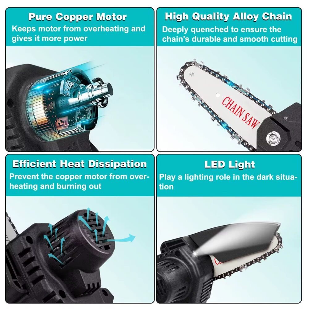 Electric Trimmer Cut Wood