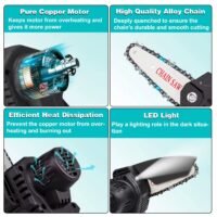 Electric Trimmer Cut Wood