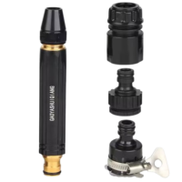 Water spray gun for garden with adjustable nozzle, ideal for watering plants, cleaning, and outdoor use