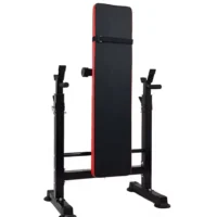 Adjustable Folding Weightlifting Power Bench with Power Rack – Best Selling Gym Bench for Strength Training