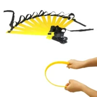 Adjustable agility ladder and cone training set for speed, coordination, and sports performance workouts