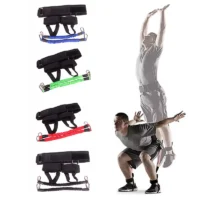 Fabric-covered ankle resistance bands for leg strength training, gymnastics, Taekwondo, and fitness
