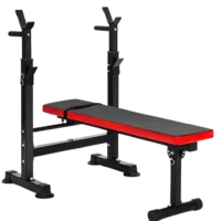 Adjustable folding weightlifting power bench with power rack for home gym – best selling gym bench for strength training