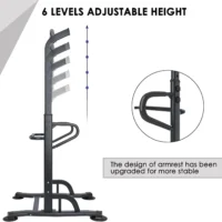 Multi-Function Power Tower with back cushion for home gym strength training and bodyweight workouts