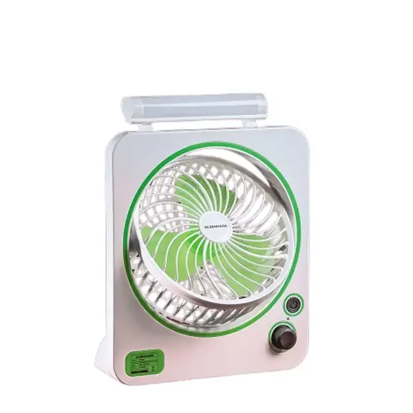 Fan with table lamp