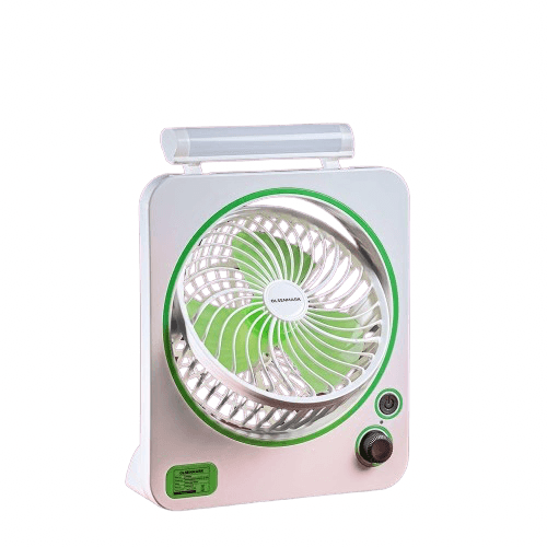 Fan with table lamp