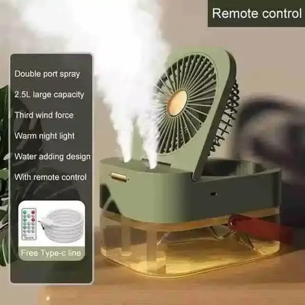 Dual spray fan