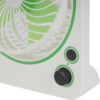Fan with table lamp