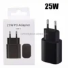 25W/45W USB-C Super Fast Wall Charger for Samsung Galaxy – US/EU Plug with PD Type-C Cable
