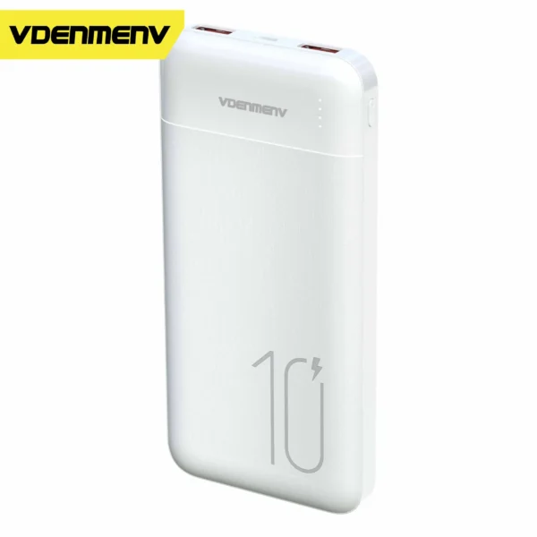 10000mAh LED Display Power Bank – High-Speed Portable Charger for Travel & Flights