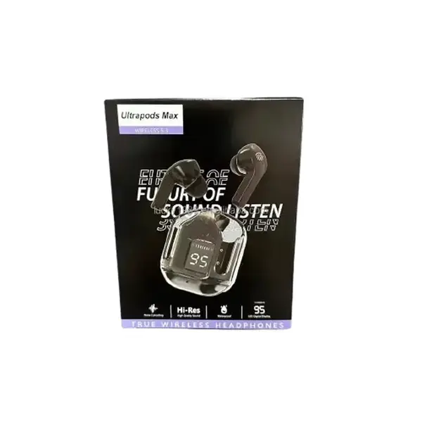 V5.3 Air31 Transparent TWS Wireless Earbuds – Hi-Fi Stereo, Waterproof Gaming Earphones