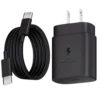 25W/45W USB-C Super Fast Wall Charger for Samsung Galaxy – US/EU Plug with PD Type-C Cable