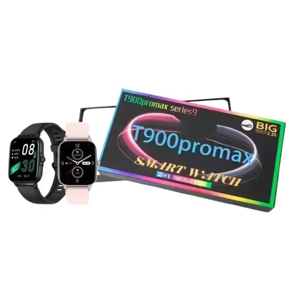 T900 Pro Max Smart Watch with 2-in-1 Wireless Charger – Ultra Series