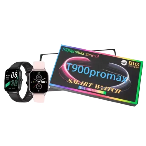 T900 Pro Max Smart Watch with 2-in-1 Wireless Charger – Ultra Series