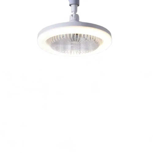 360° Rotating LED Ceiling Fan Light with Remote & Smart Dimming