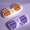 Four-Row Magnetic Foot Massager | Acupoint Roller for Relaxation & Pedicure Care