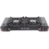Dual Fuel Portable Camping Gas Stove | 2-Burner Outdoor Propane & Butane Cooker