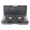 Dual Fuel Portable Camping Gas Stove | 2-Burner Outdoor Propane & Butane Cooker