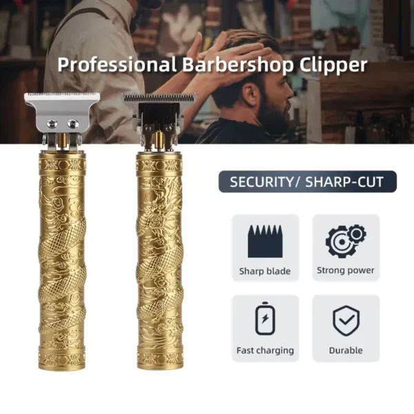 T9 Dragon Hair Clipper | Professional Electric Beard & Hair Trimmer for Men