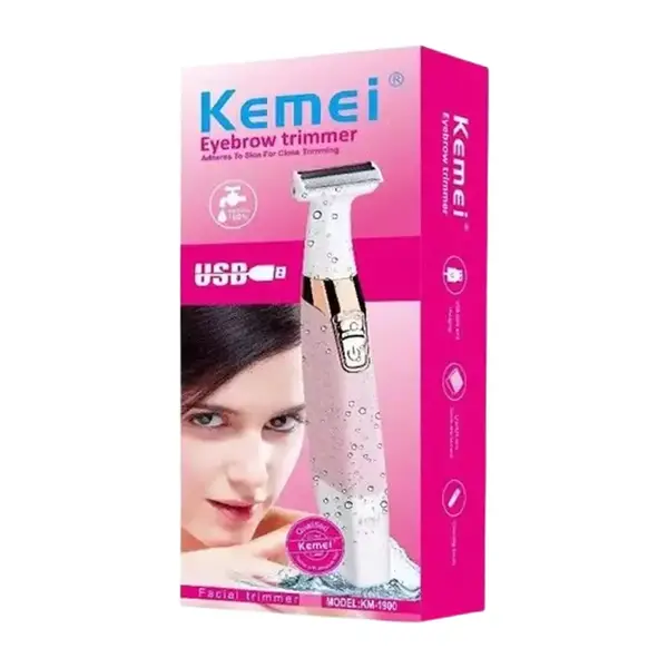 Kemei KM-1900 Ladies Electric Shaver | Rechargeable Epilator & Body Hair Trimmer