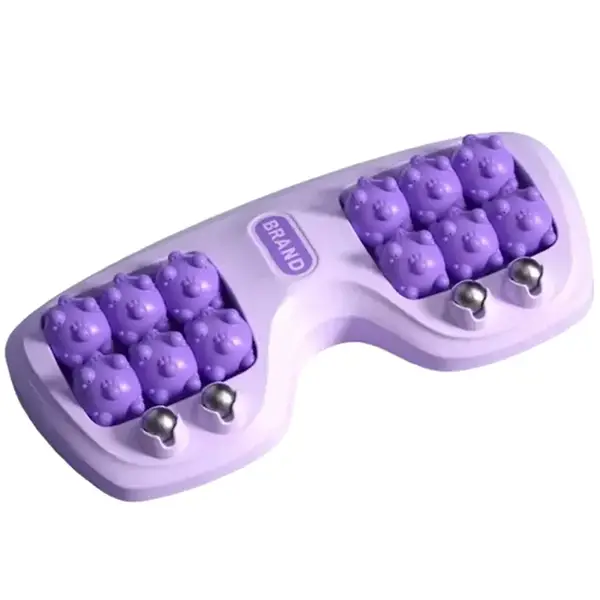 Four-Row Magnetic Foot Massager | Acupoint Roller for Relaxation & Pedicure Care