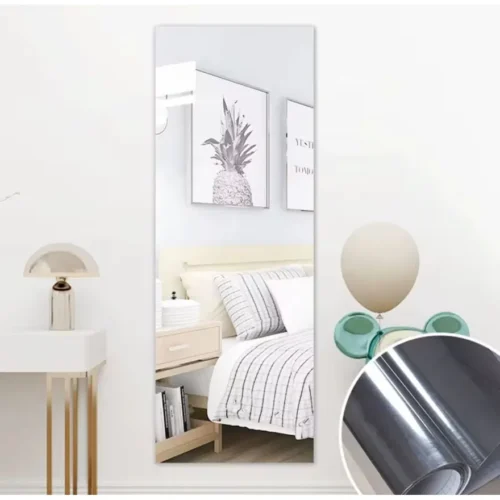 “3D mirror wall stickers for modern home decoration – easy peel-and-stick acrylic panels in Lebanon”