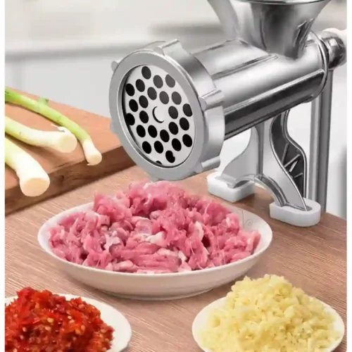 Multifunctional manual meat grinder – food processor, sausage stuffer, noodle maker, safe kitchen tool”