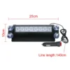 LED Police-Style Strobe Light Emergency Flash Bar