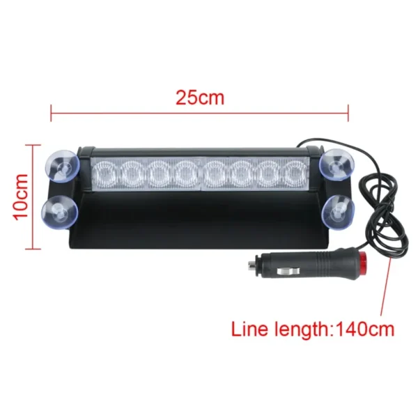 LED Police-Style Strobe Light Emergency Flash Bar