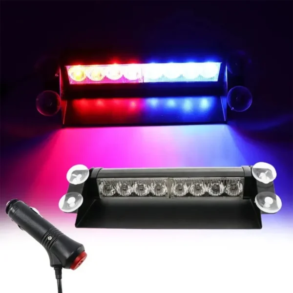 LED Police-Style Strobe Light Emergency Flash Bar