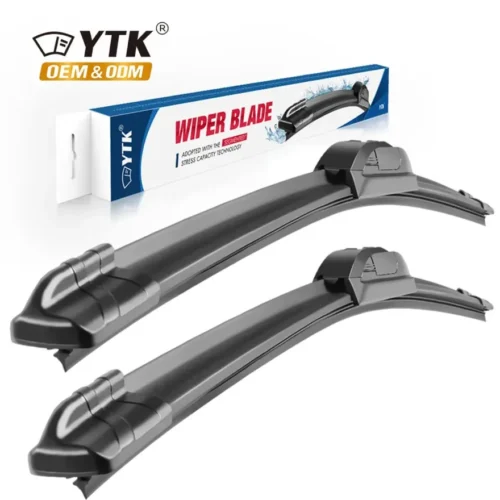 Universal car windshield wiper blades – durable, silent, high-performance rubber wipers with stress-balance technology, set of 2.