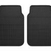 Black 5-Piece Car Floor Mat Set for Most Vehicles