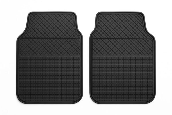 Black 5-Piece Car Floor Mat Set for Most Vehicles