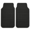 Black 5-Piece Car Floor Mat Set for Most Vehicles