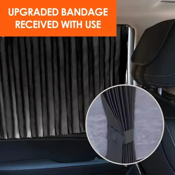 Universal car window sunshade curtains – foldable privacy shades for side windows with UV protection, available in beige, black, and silver