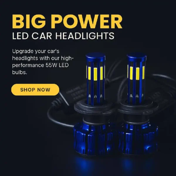 H4 CAN-BUS LED Car Headlights