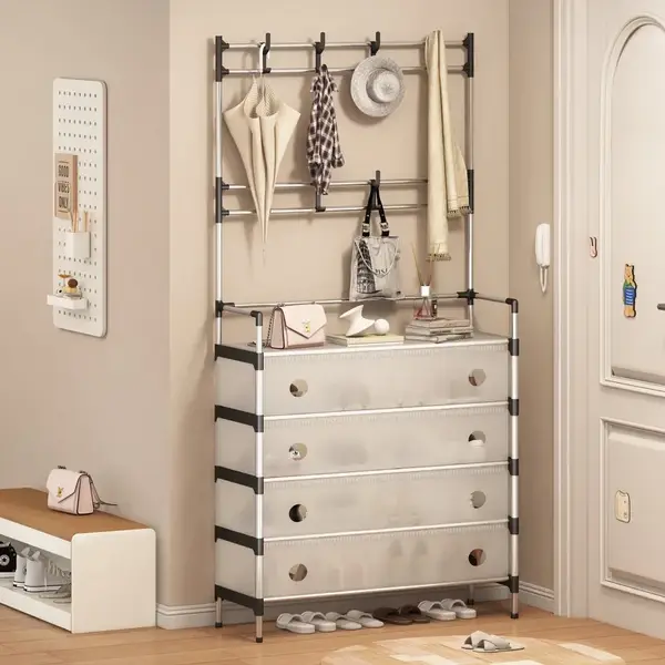 Multifunction Shoe and Hat Storage Rack