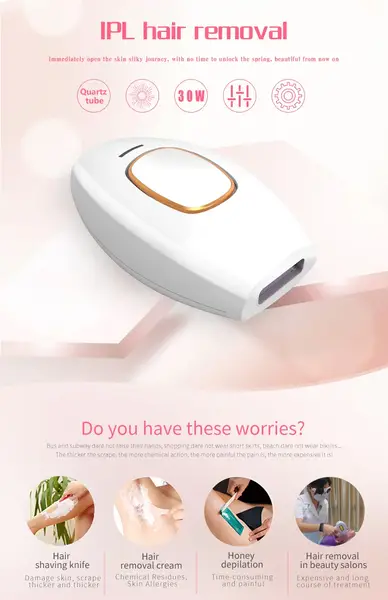 H308ebd7a1a2f4c06b6eb96aa6e9936563.webp Pain-Free Home IPL Hair Removal Device