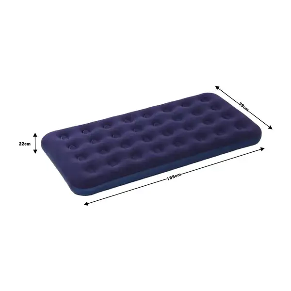 Portable Flocked Inflatable Air Mattress