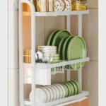 Wall Mounted 3 Tier Dish Drying Rack