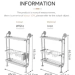 Wall Mounted 3 Tier Dish Drying Rack