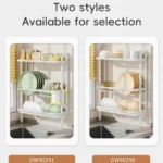 Wall Mounted 3 Tier Dish Drying Rack