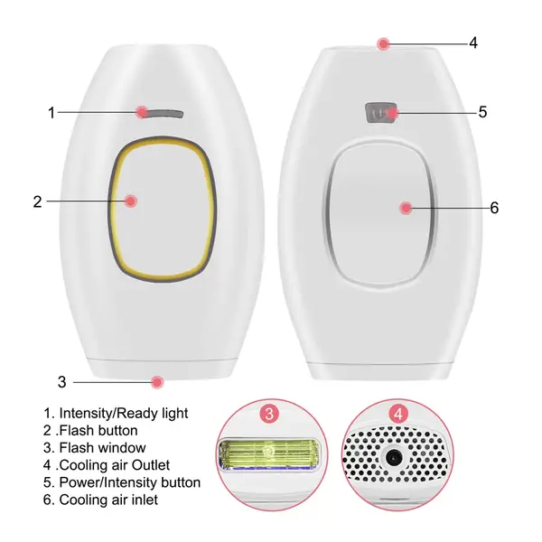 Ha950bc819b984a07b696832e68e4c58f4.webp Pain-Free Home IPL Hair Removal Device