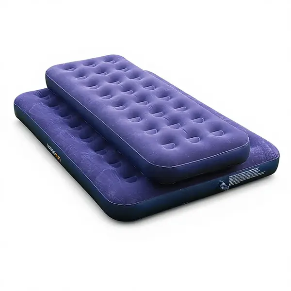 Portable Flocked Inflatable Air Mattress