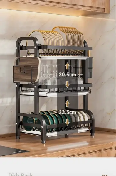 Multi-Tier Kitchen Sink Dish Rack