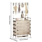 Multifunction Shoe and Hat Storage Rack