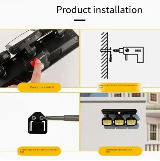 Solar Outdoor Motion Sensor Garden Light