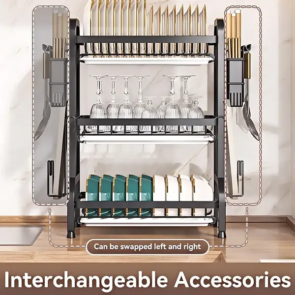 Multi-Tier Kitchen Sink Dish Rack